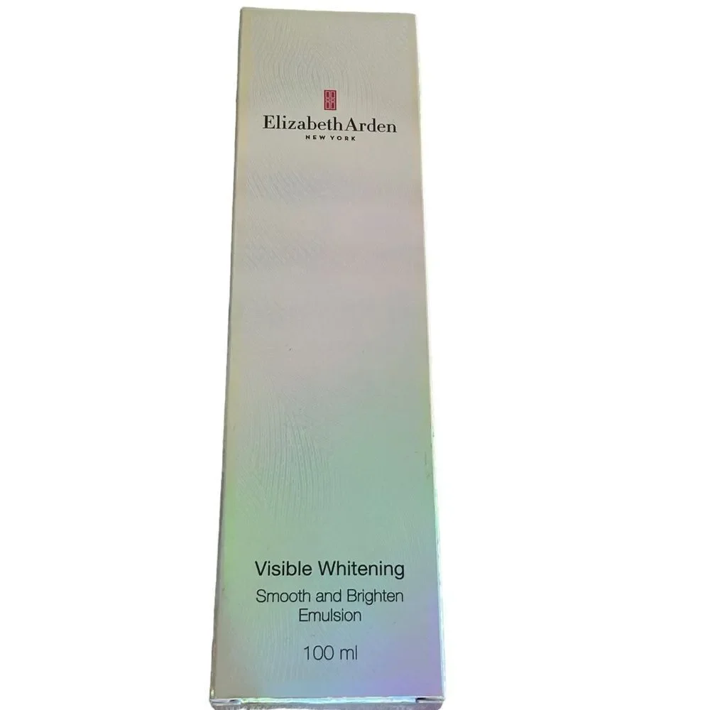 ELIZABETH ARDEN VISIBLE WHITENING SMOOTH AND BRIGHTEN EMULSION 100ML NIB
